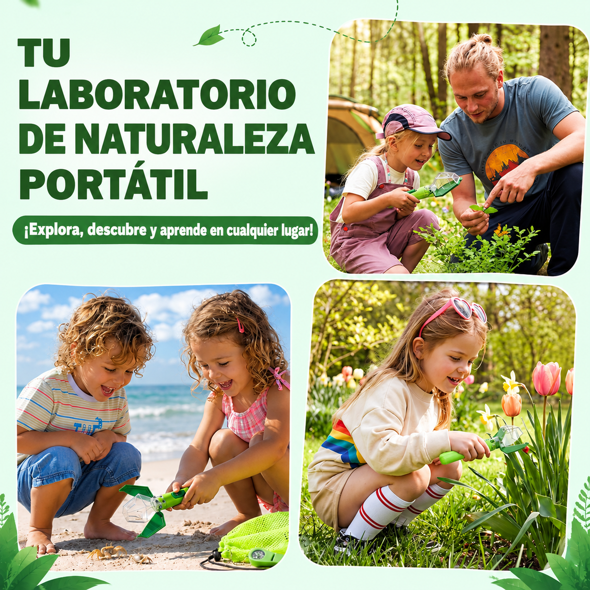 Lupa Atrapa Bichos 6x para Niños