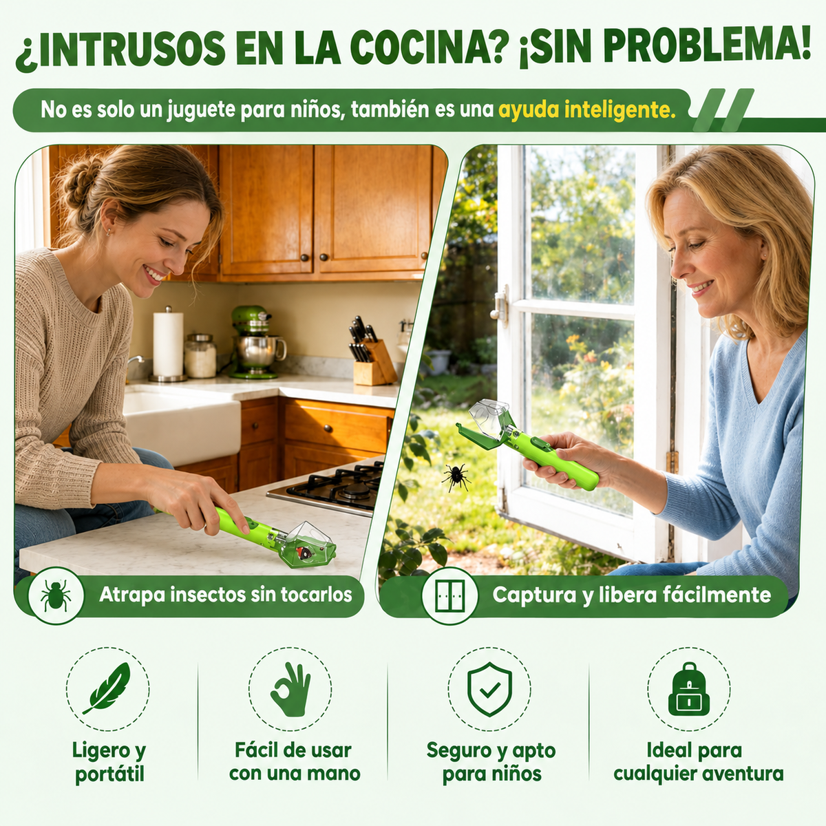 Lupa Atrapa Bichos 6x para Niños